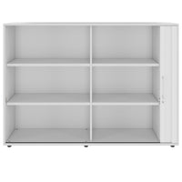 PRO Cabinet des magasins de queserroll | 3 oh, 800 - 1600 x 1140 mm, corpus collé, gris