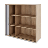 PRO Querrollladenschrank | 3 OH, 800 - 1600 x 1140 mm, verleimter Korpus, Natureiche