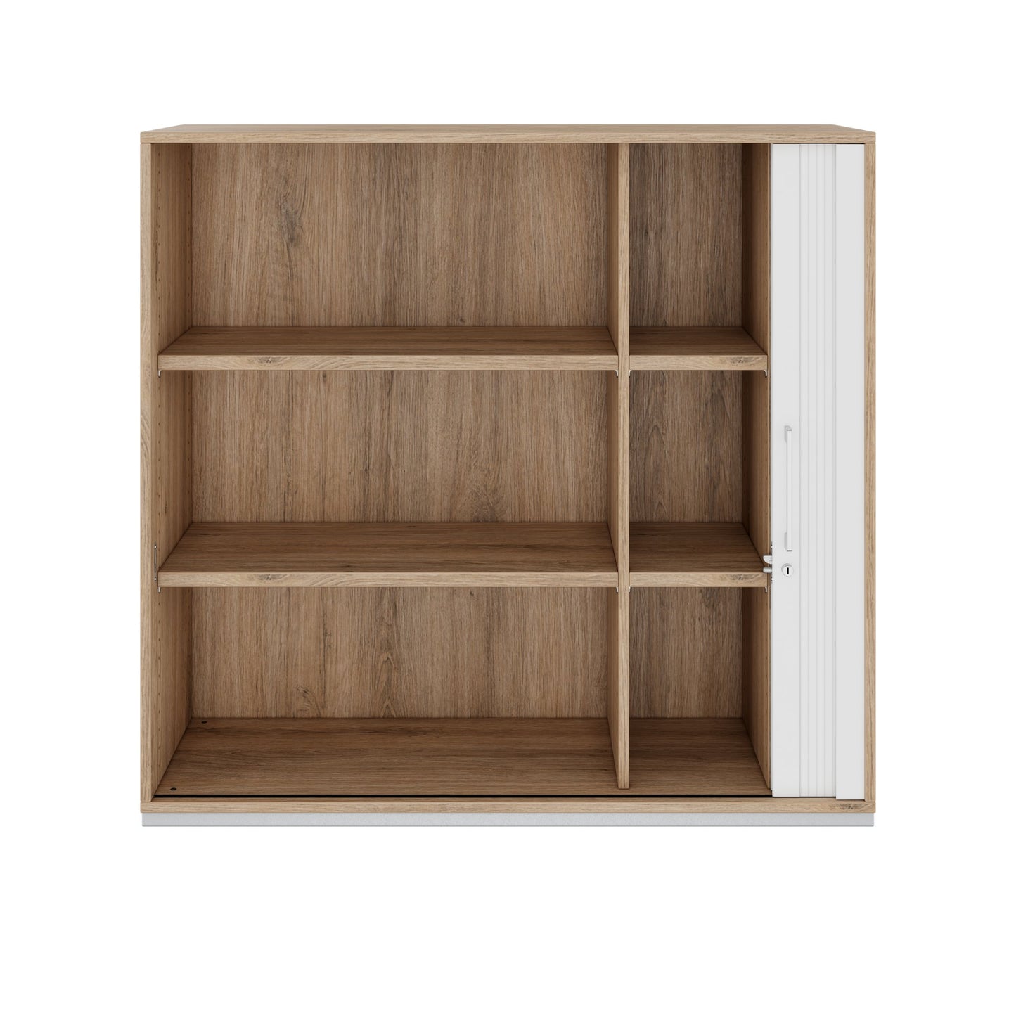 PRO Querrollladenschrank | 3 OH, 800 - 1600 x 1140 mm, verleimter Korpus, Natureiche