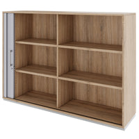 PRO Querrollladenschrank | 3 OH, 800 - 1600 x 1140 mm, verleimter Korpus, Natureiche