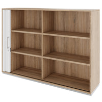 PRO Querrollladenschrank | 3 OH, 800 - 1600 x 1140 mm, verleimter Korpus, Natureiche