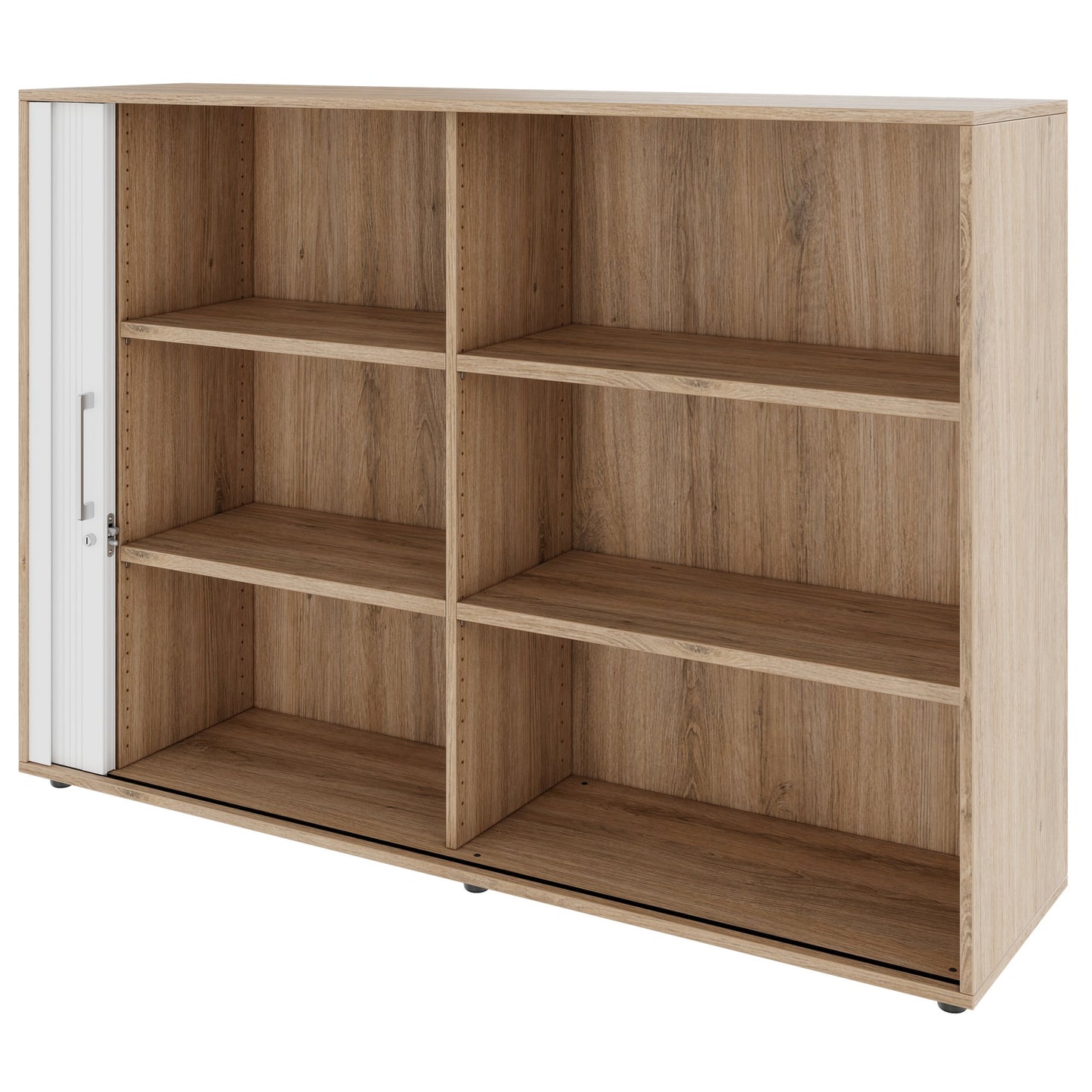 PRO Querrollladenschrank | 3 OH, 800 - 1600 x 1140 mm, verleimter Korpus, Natureiche