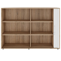 PRO Querrollladenschrank | 3 OH, 800 - 1600 x 1140 mm, verleimter Korpus, Natureiche