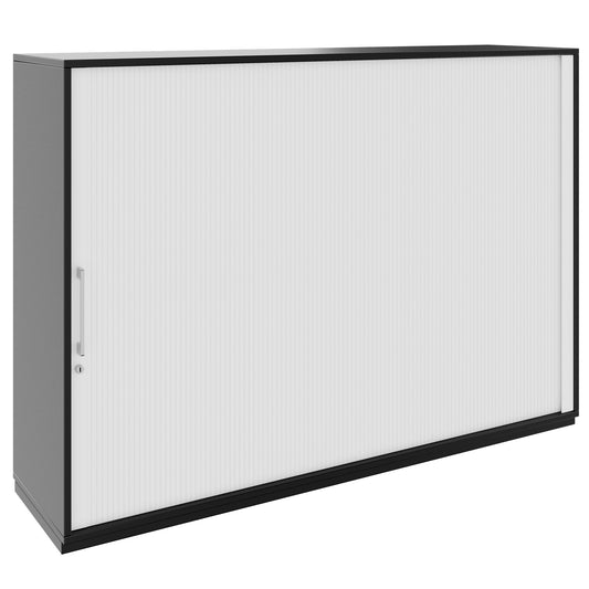 PRO Cabinet des magasins de queserroll | 3 oh, 800 - 1600 x 1140 mm, corpus collé, noir