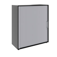 PRO Querrollladenschrank | 3 OH, 800 - 1600 x 1140 mm, verleimter Korpus, Schwarz