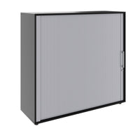 PRO Querrollladenschrank | 3 OH, 800 - 1600 x 1140 mm, verleimter Korpus, Schwarz