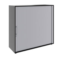 PRO Querrollladenschrank | 3 OH, 800 - 1600 x 1140 mm, verleimter Korpus, Schwarz