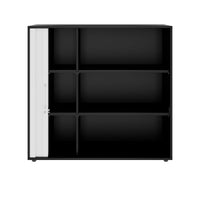 PRO Querrollladenschrank | 3 OH, 800 - 1600 x 1140 mm, verleimter Korpus, Schwarz