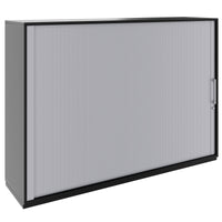 PRO Querrollladenschrank | 3 OH, 800 - 1600 x 1140 mm, verleimter Korpus, Schwarz