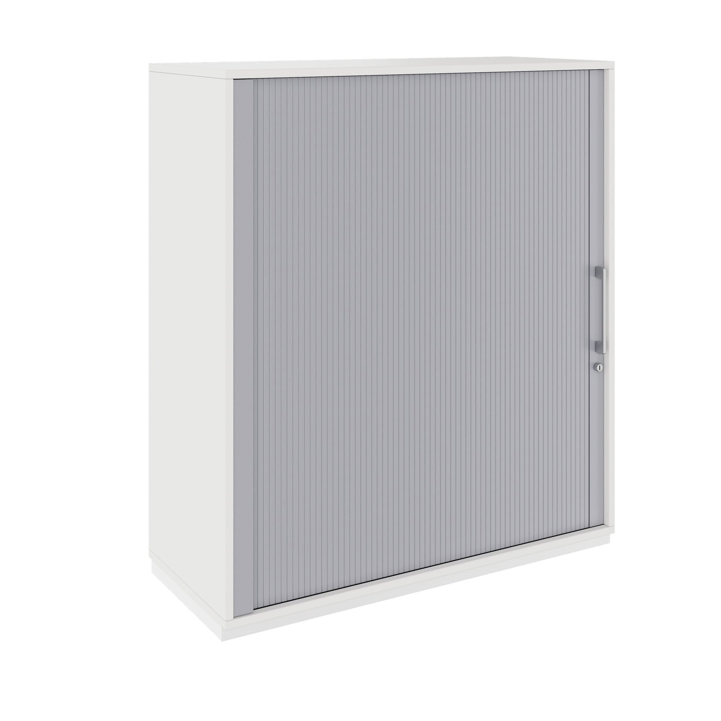 PRO Cabinetto del negozio querroll | 3 OH, 800 - 1600 x 1140 mm, corpus incollato, bianco