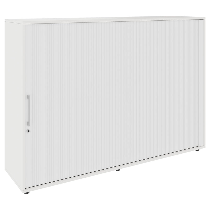 PRO Querroll store cabinet | 3 Oh, 800 - 1600 x 1140 mm, glued corpus, white - 1 Main Image