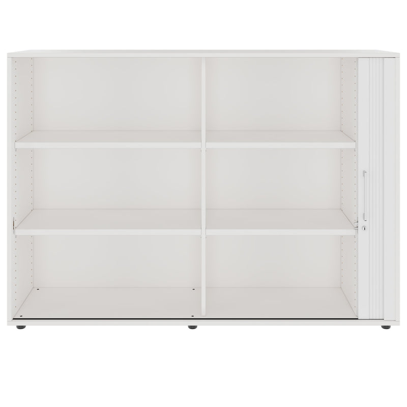 PRO Querroll store cabinet | 3 Oh, 800 - 1600 x 1140 mm, glued corpus, white - 3 Main Image