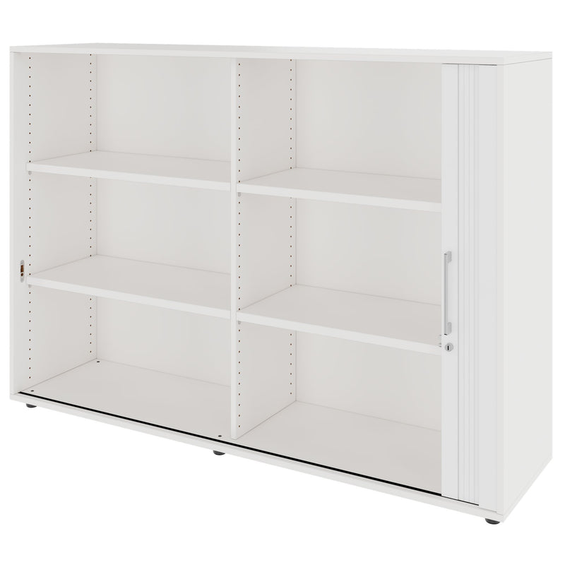 PRO Querroll store cabinet | 3 Oh, 800 - 1600 x 1140 mm, glued corpus, white - 4 Main Image