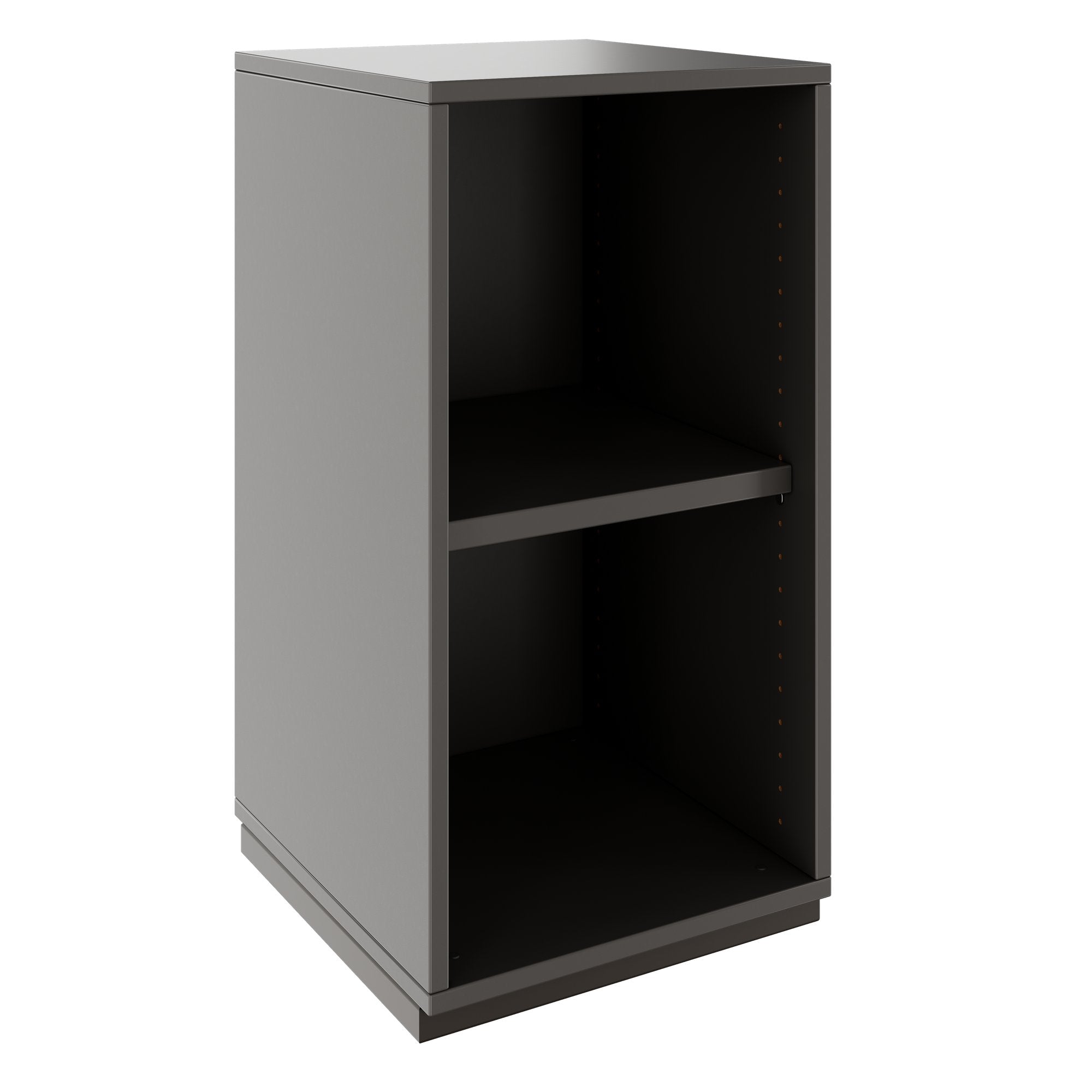 PRO Armoire d'étagère | 2 oh, 400 - 1200 x 770 mm, graphite