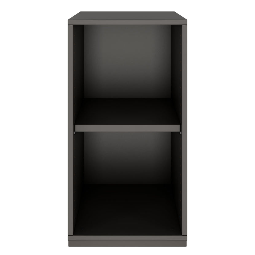 PRO Armoire d'étagère | 2 oh, 400 - 1200 x 770 mm, graphite