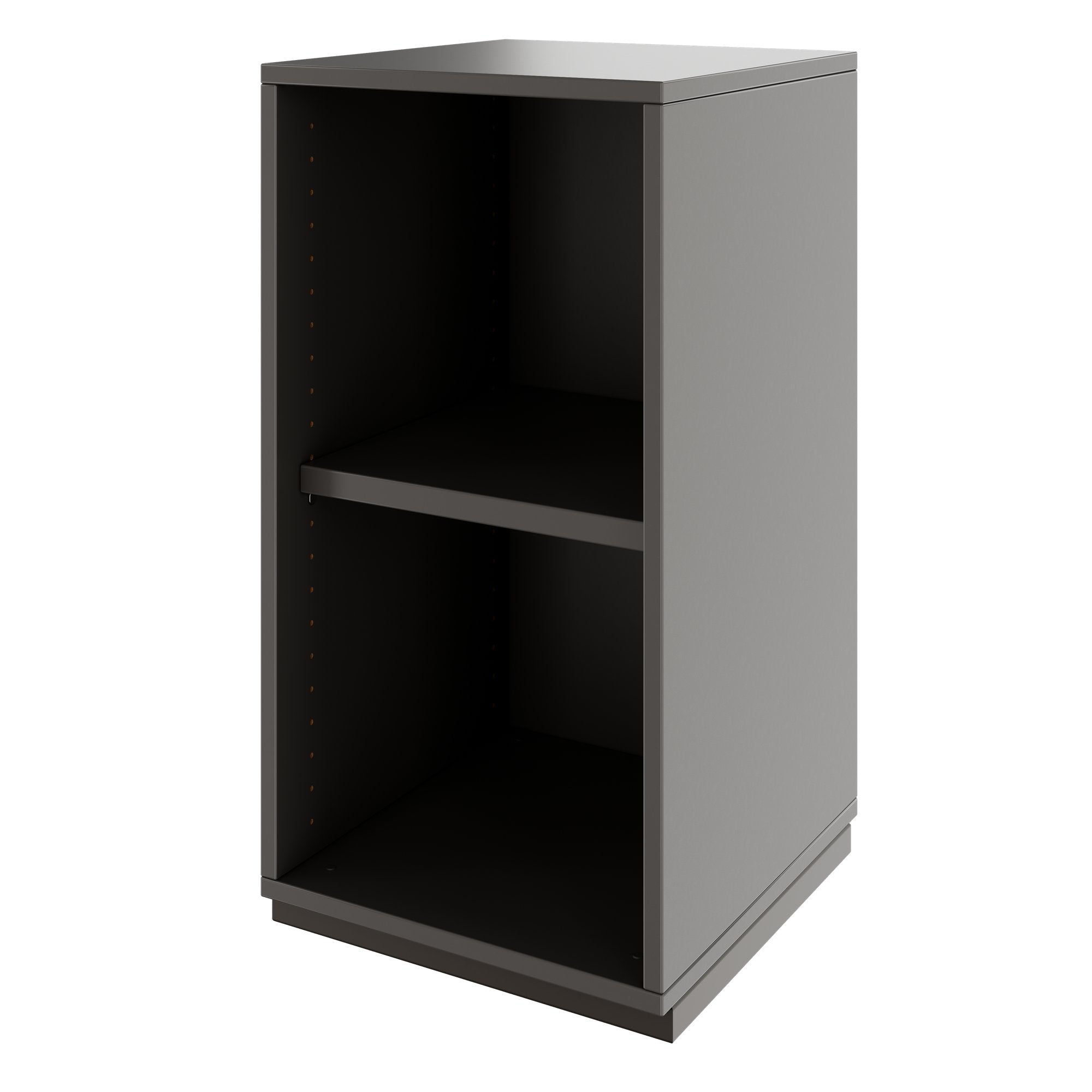 PRO Armoire d'étagère | 2 oh, 400 - 1200 x 770 mm, graphite
