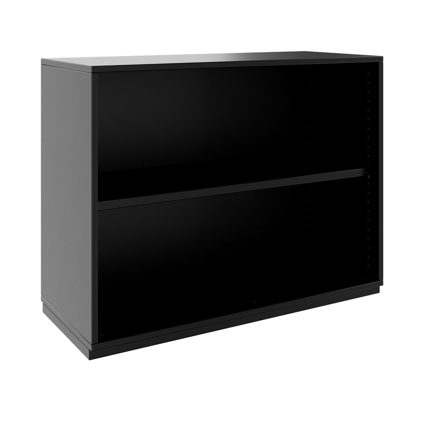 PRO Armoire d'étagère | 2 oh, 400 - 1200 x 770 mm, noir