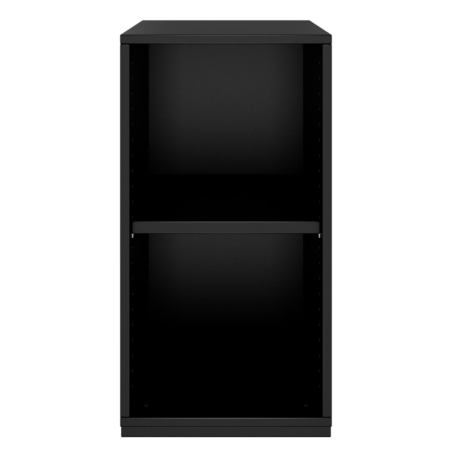 PRO Armoire d'étagère | 2 oh, 400 - 1200 x 770 mm, noir