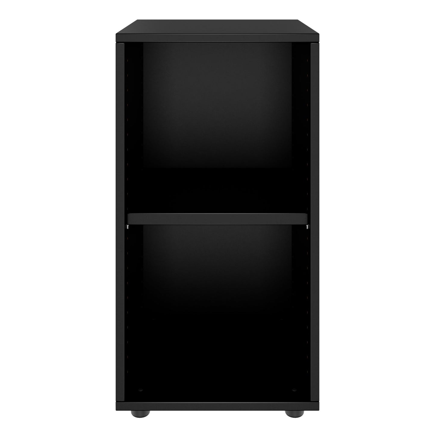 PRO Armoire d'étagère | 2 oh, 400 - 1200 x 770 mm, noir
