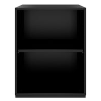 PRO Armoire d'étagère | 2 oh, 400 - 1200 x 770 mm, noir