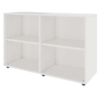 PRO Cabinet scaffale | 2 OH, 400 - 1200 x 770 mm, bianco