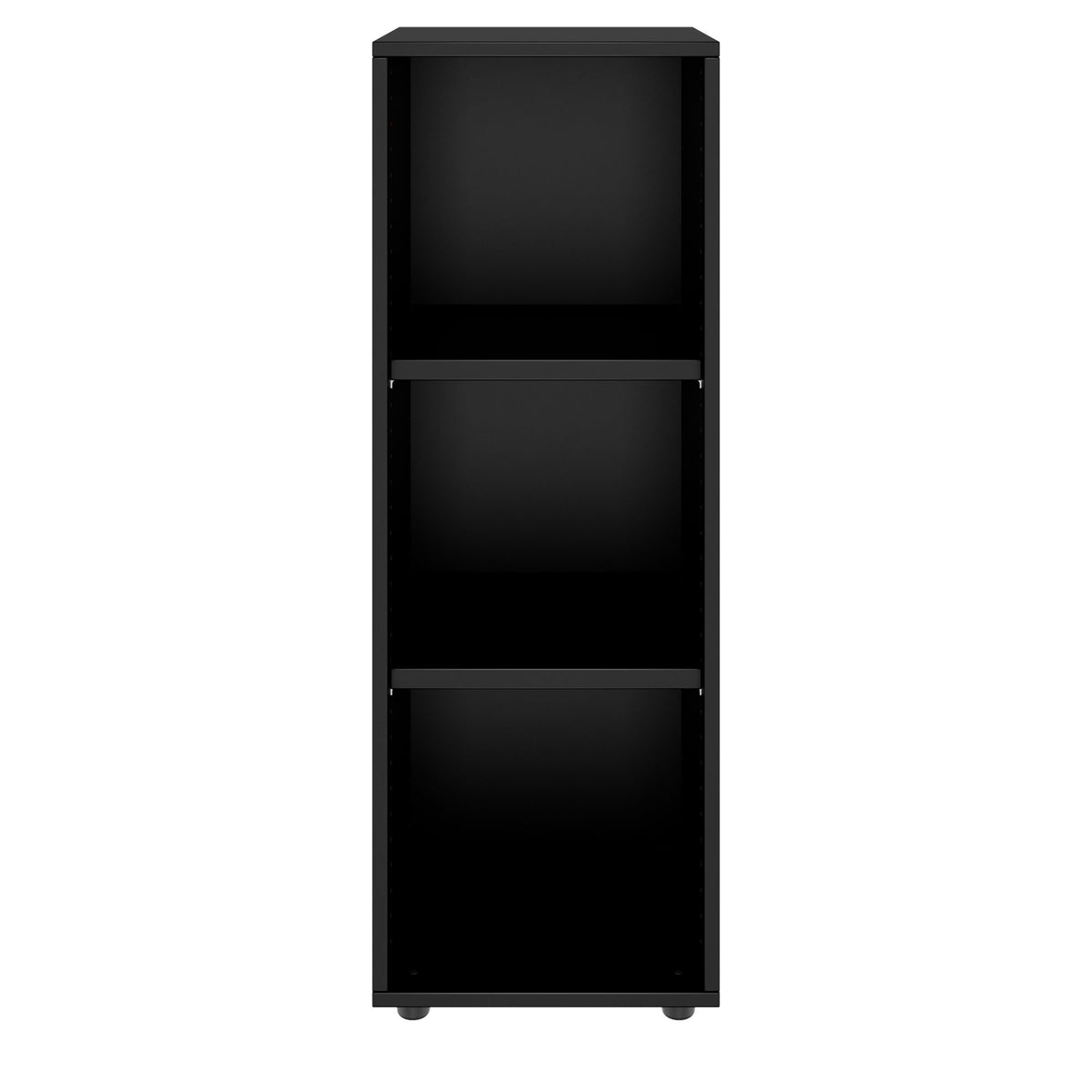PRO Regalschrank | 3 OH, 400 - 1200 x 1140 mm, Schwarz - 3 Lightbox Main Image