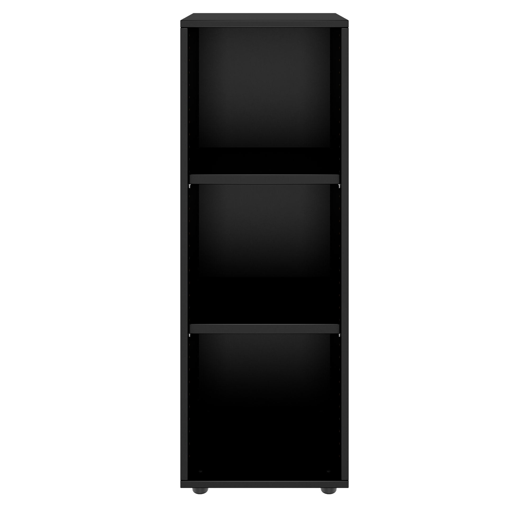 PRO Shelf cabinet | 3 Oh, 400 - 1200 x 1140 mm, black