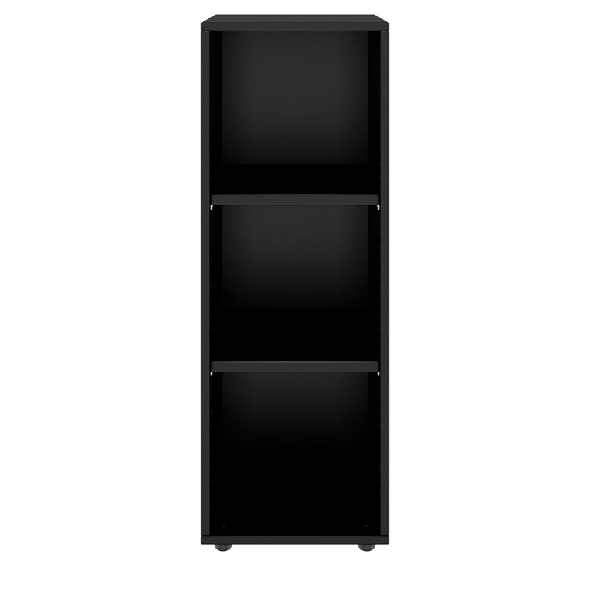PRO Shelf cabinet | 3 Oh, 400 - 1200 x 1140 mm, black