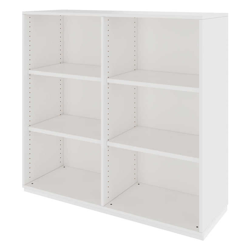 PRO Shelf cabinet | 3 Oh, 400 - 1200 x 1140 mm, white