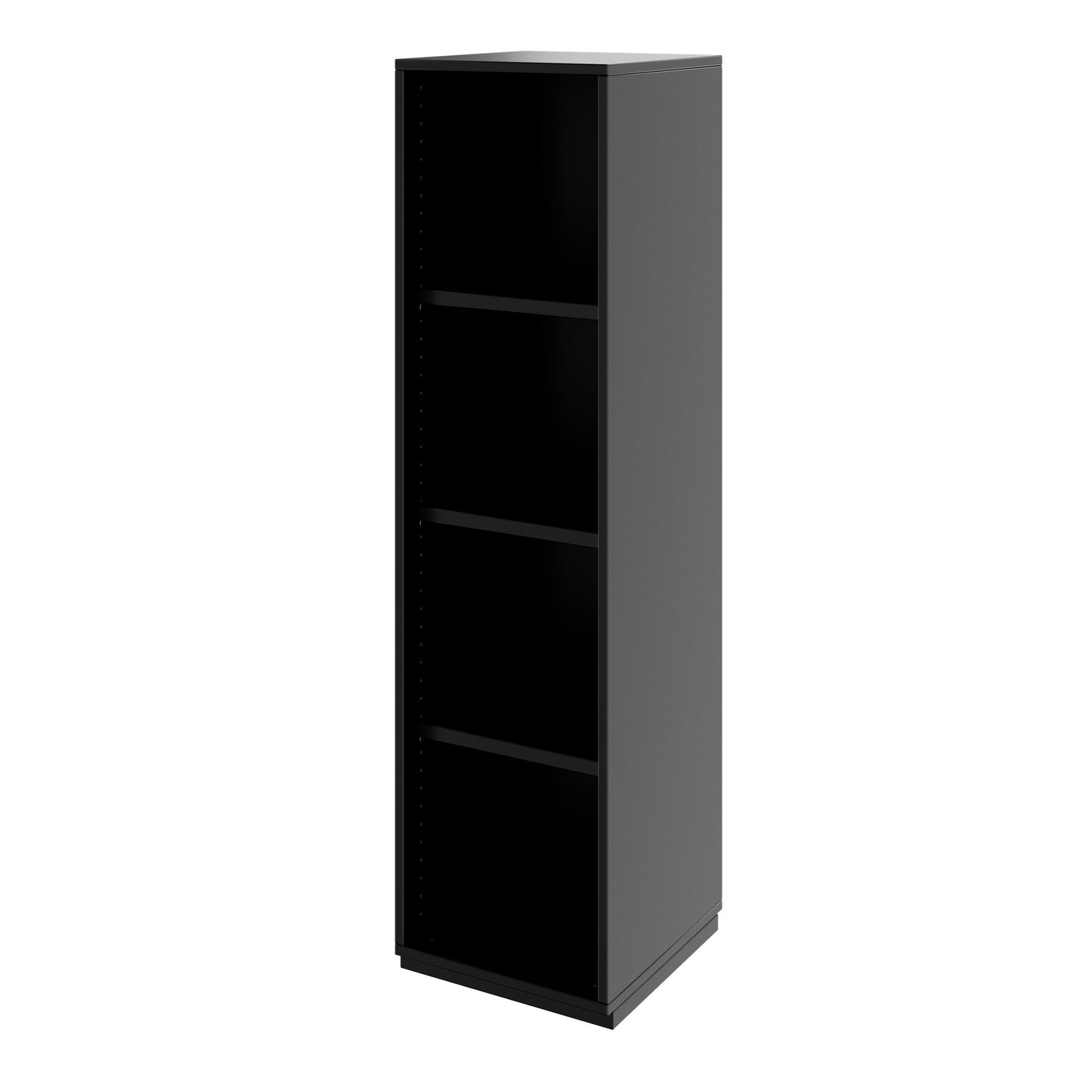 PRO Regalschrank | 4 OH, 400 - 1200 x 1510 mm, Schwarz