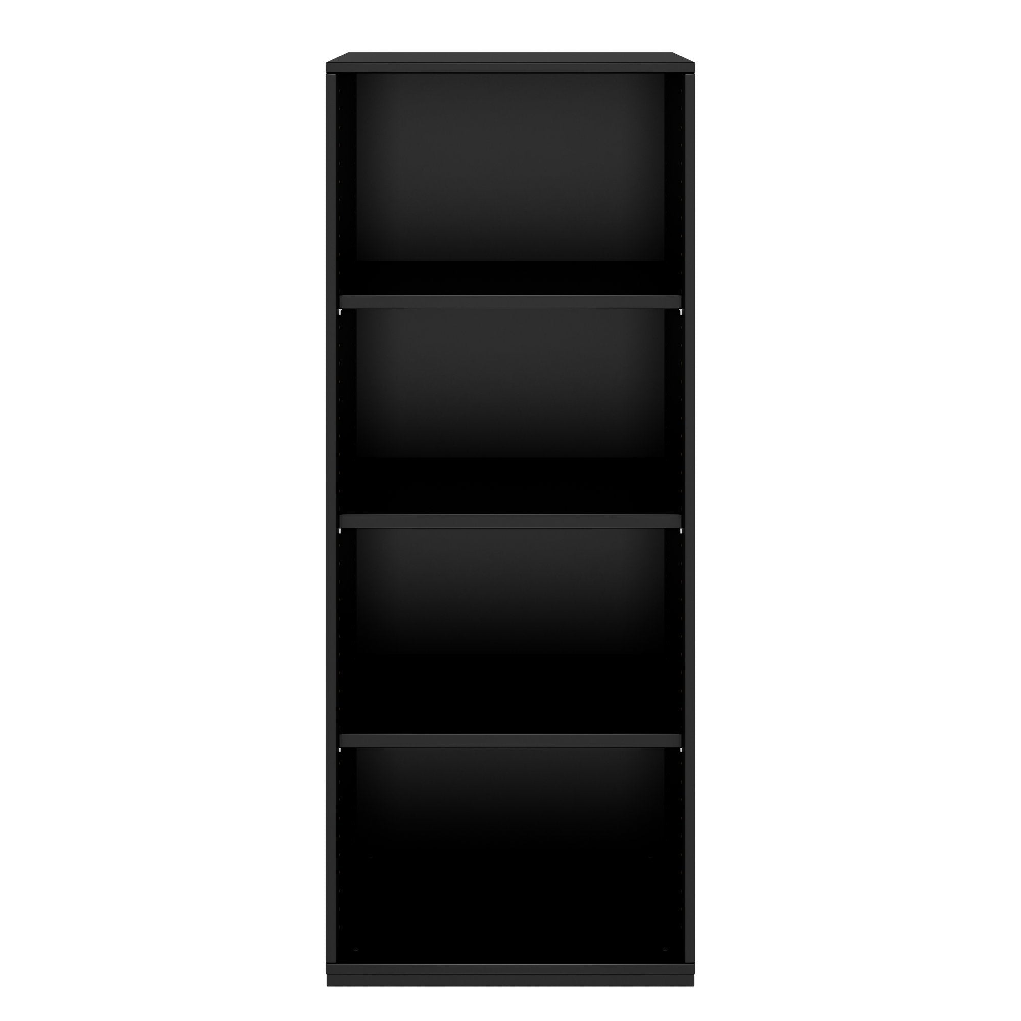 PRO Regalschrank | 4 OH, 400 - 1200 x 1510 mm, Schwarz