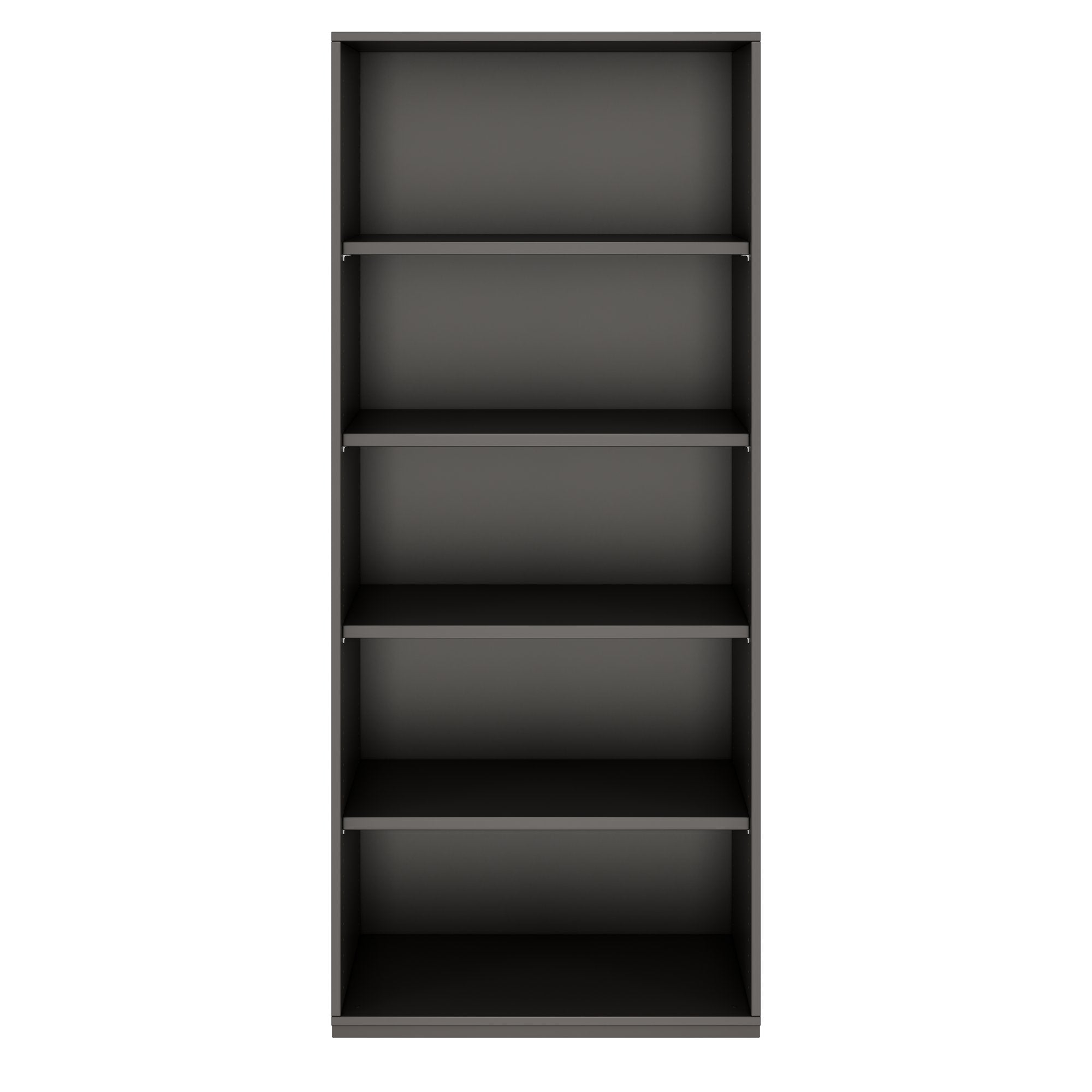 PRO Armoire d'étagère | 5 oh, 400 - 1200 x 1880 mm, graphite
