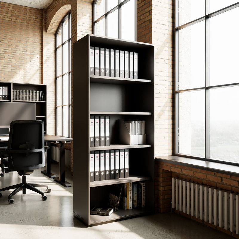 PRO Cabinet scaffale | 5 OH, 400 - 1200 x 1880 mm, grafite - 3 Main Image