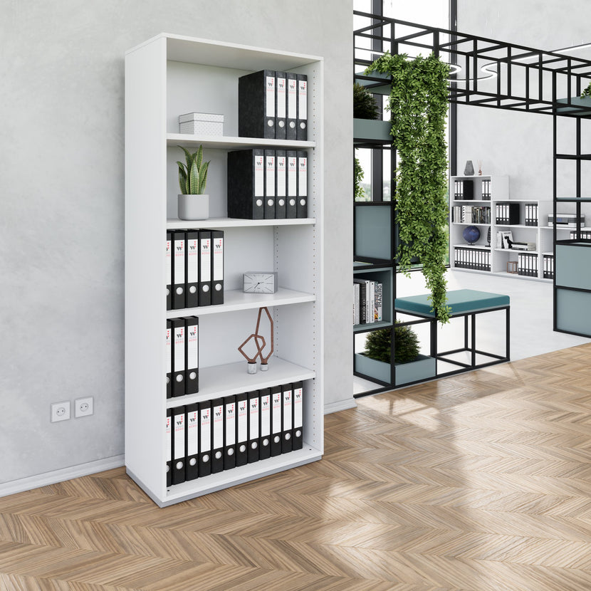 PRO Armoire d'étagère | 5 oh, 400 - 1200 x 1880 mm, gris