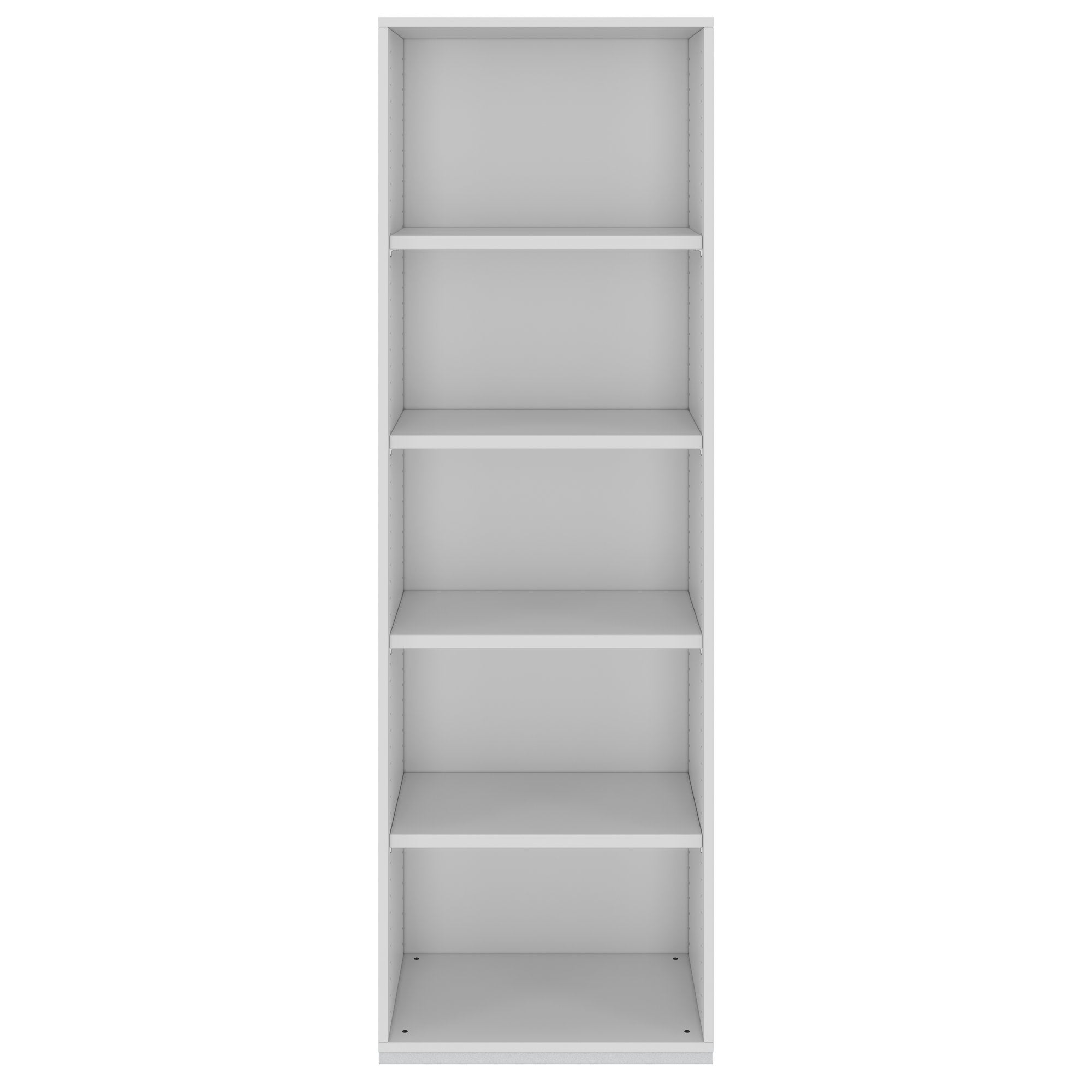 PRO Armoire d'étagère | 5 oh, 400 - 1200 x 1880 mm, gris