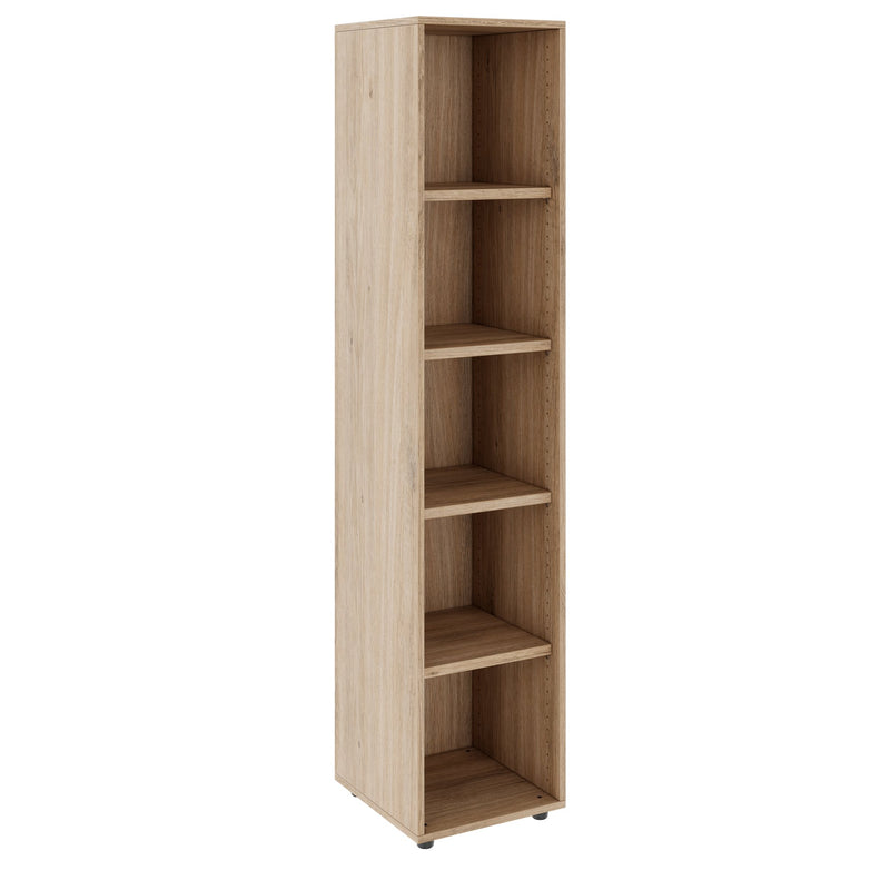 PRO Shelf cabinet | 5 Oh, 400 - 1200 x 1880 mm, natural oak - 1 Main Image