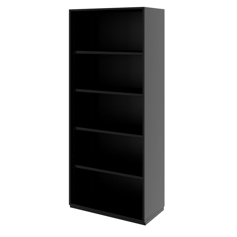 PRO Armoire d'étagère | 5 oh, 400 - 1200 x 1880 mm, noir