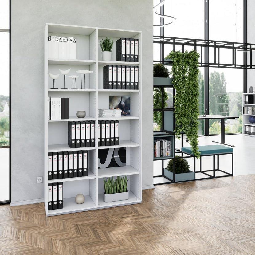 PRO Regalschrank | 6 OH, 400 - 1200 x 2250 mm, Grau