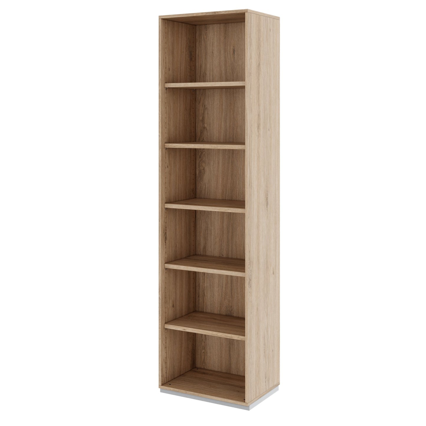 PRO Shelf cabinet | 6 Oh, 400 - 1200 x 2250 mm, natural oak