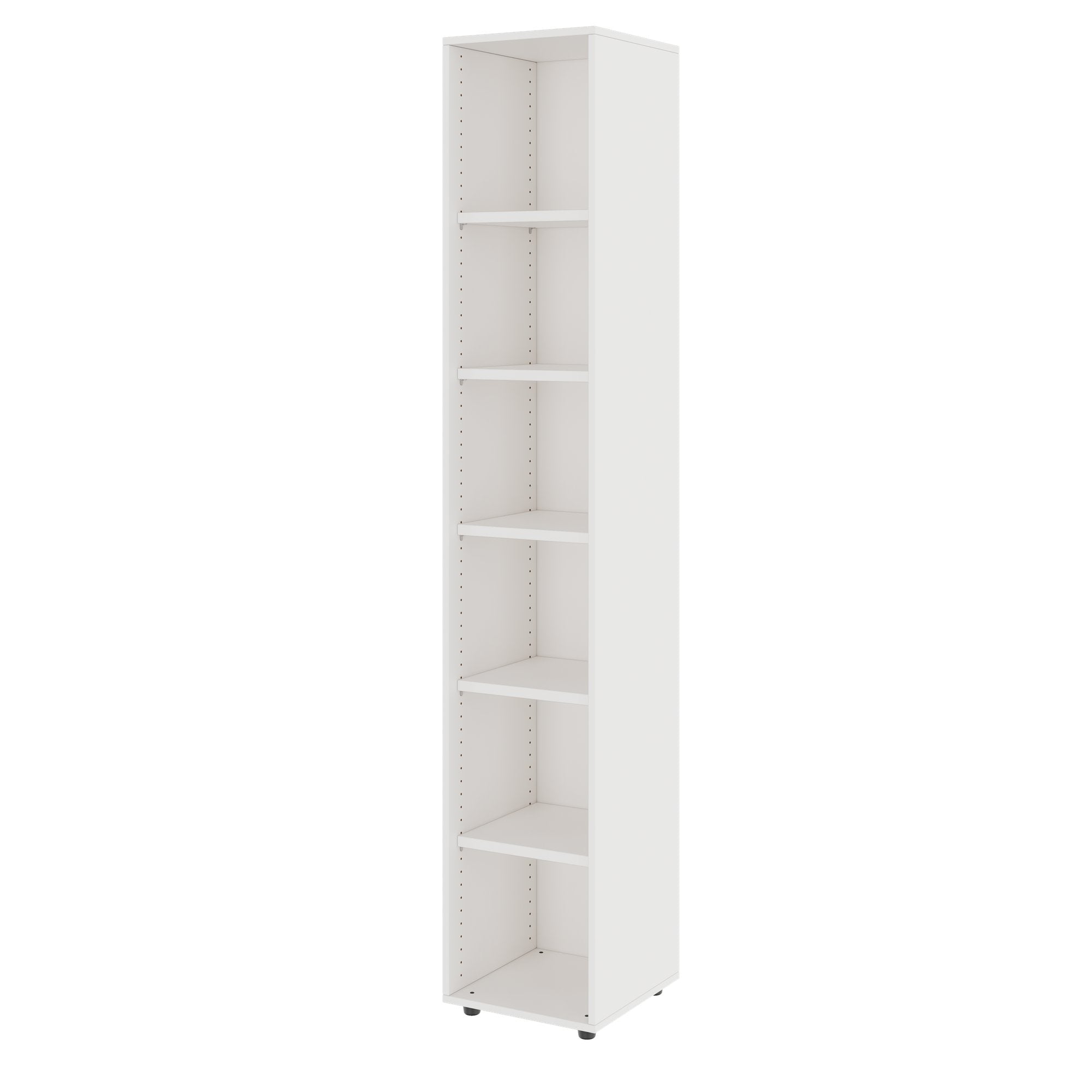 PRO Shelf cabinet | 6 Oh, 400 - 1200 x 2250 mm, white