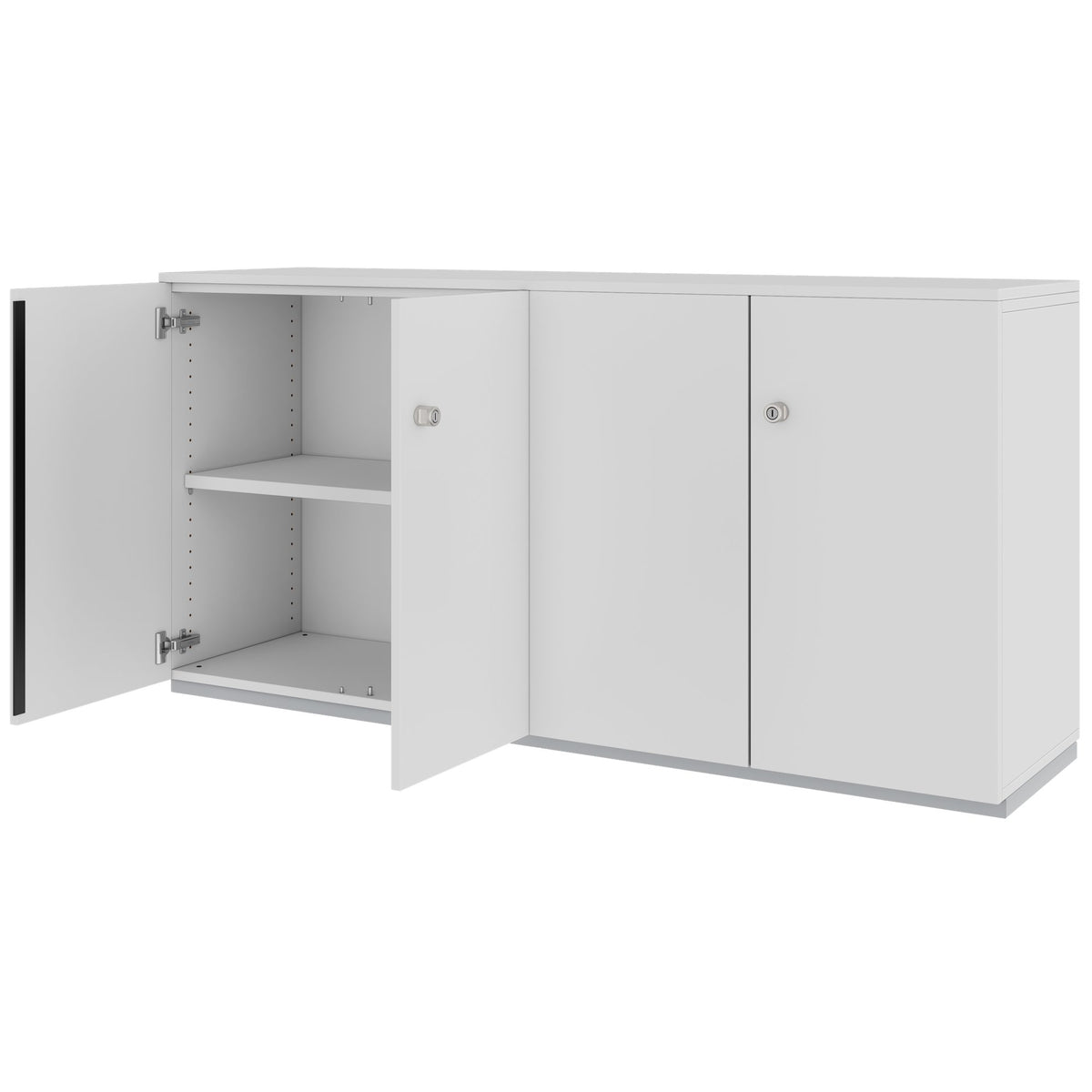 PRO Schrankwand | 2 OH, 1600 x 788 mm, Grau - 4 Lightbox Main Image