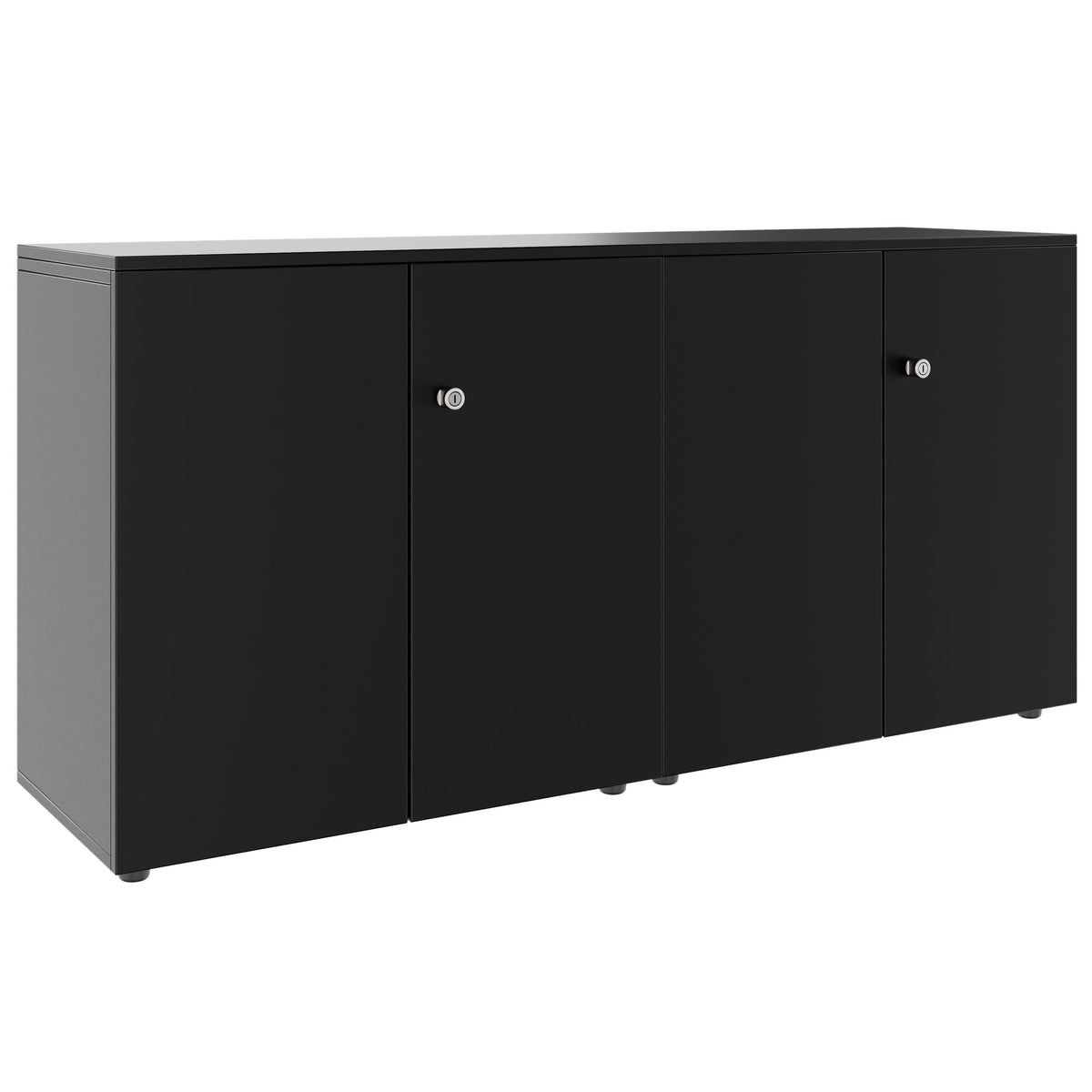 PRO Schrankwand | 2 OH, 1600 x 788 mm, Schwarz - 1 Lightbox Main Image