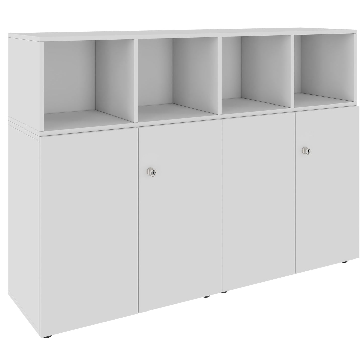 PRO wall unit | 3 OH, 1600 x 1140 mm, gray