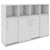PRO Parete muro | 3 OH, 1600 x 1140 mm, grigio