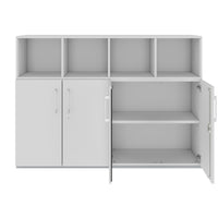 PRO wall unit | 3 OH, 1600 x 1140 mm, gray