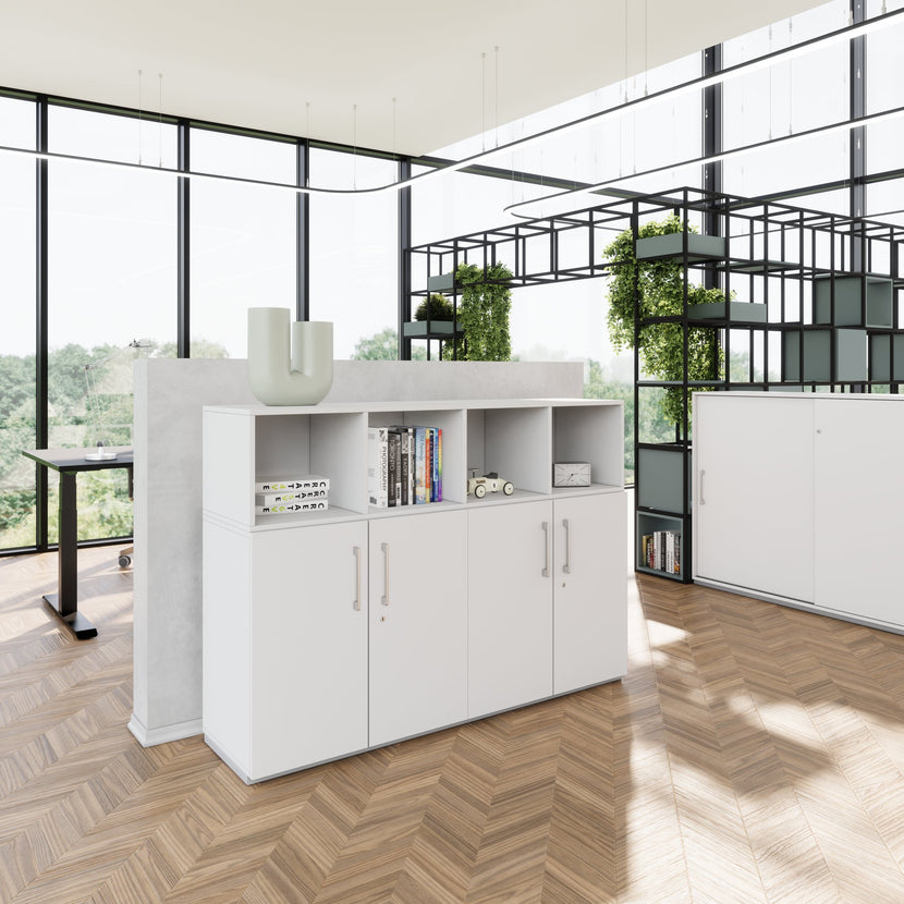 PRO wall unit | 3 OH, 1600 x 1140 mm, gray