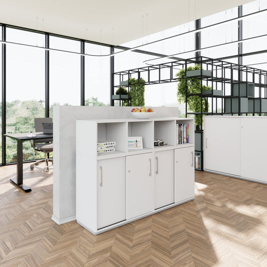 PRO wall unit | 3 OH, 1600 x 1140 mm, gray