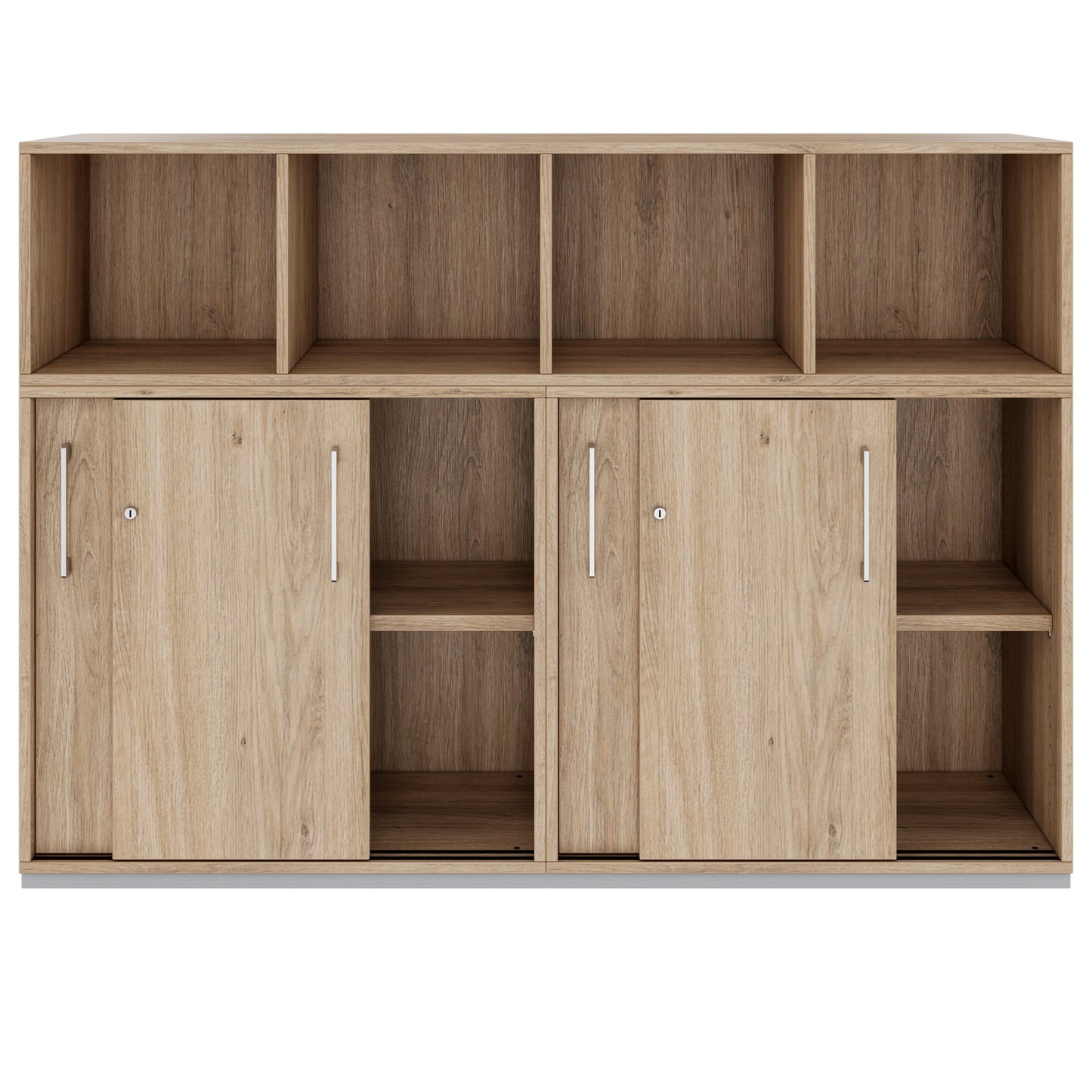 PRO Parete muro | 3 OH, 1600 x 1140 mm, quercia naturale