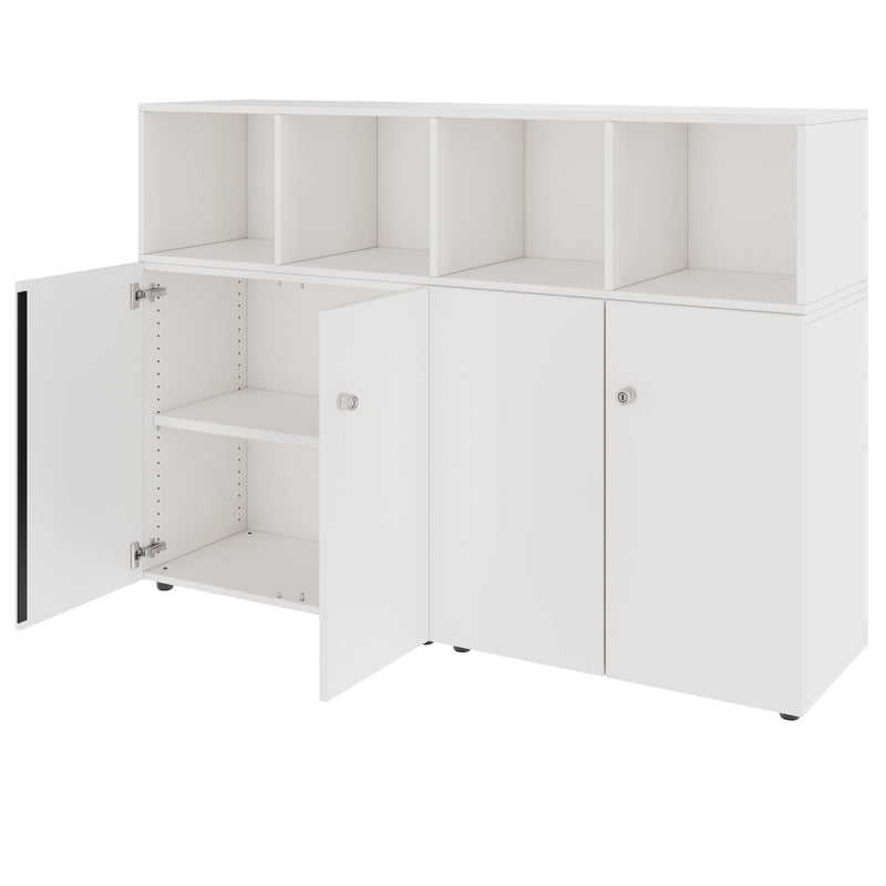 PRO Mobile a parete | 3 alzate, 1600 x 1140 mm, bianco  - 4 Main Image