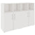 PRO Schrankwand | 3 OH, 1600 x 1140 mm, Weiss